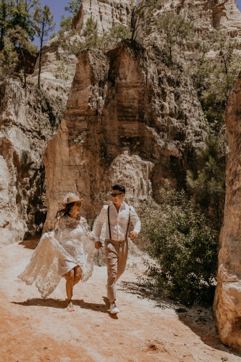 Providence Canyon Elopement // Emiliee + Austin